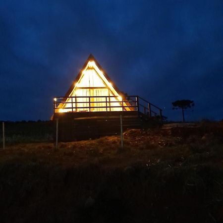Chale A-Frame Da Fazenda Villa Bom Jardim da Serra Exteriör bild